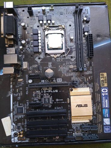 ana platalar: Материнская плата Asus H110-PLUS + Core i5, Б/у