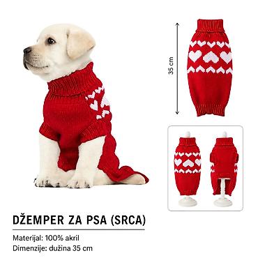 KMT Džemper za kućne ljubimce sa motivom srca 278918 - Brend: Kmt