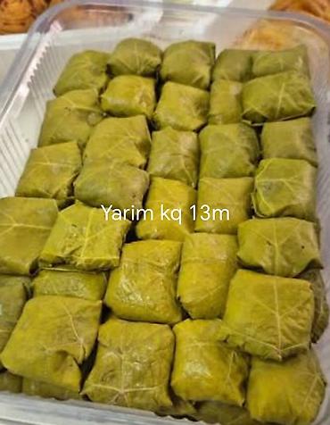 yemək sifarişi: Qutablar 1 ededi 1azn dovga 1litr 4.50 — 1