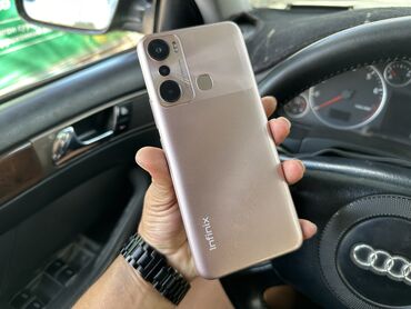сколько стоит техно пова 5: Infinix Hot 20i, Колдонулган, 128 ГБ, түсү - Алтын, 2 SIM