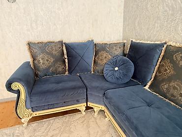 düz divan: İşlənmiş, Künc divan, Divan, Bazasız, Açılmayan — 3