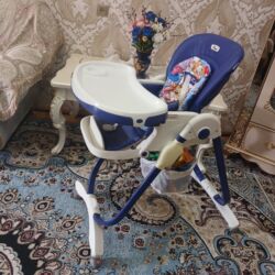 uşaq rasiyaları: Uşaq yemək kreslosu - Rəng: göy-ağ - Yumşaq, yuyula bilən oturacaq və lalafo.az -da uşaq rasiyaları: Uşaq yemək kreslosu - Rəng: göy-ağ - Yumşaq, yuyula bilən oturacaq və