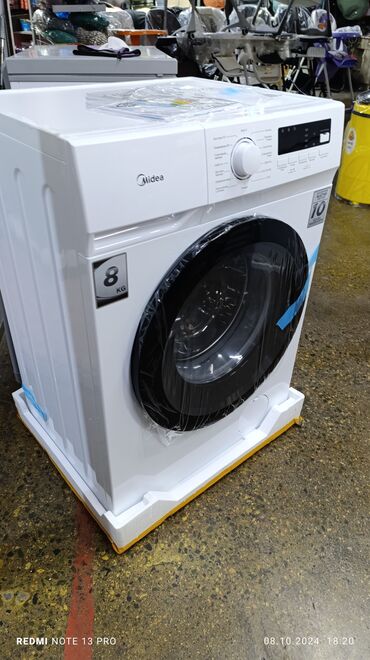 Стиральные машины: Стиральная машина Midea, Новый, Автомат, До 9 кг, Компактная — 7