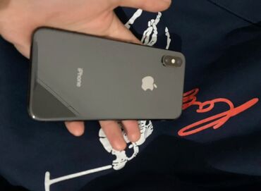 дополнительный экран для ноутбука: IPhone Xs, Колдонулган, 64 ГБ, Space Gray, Заряддоочу түзүлүш, Каптама, 100 %