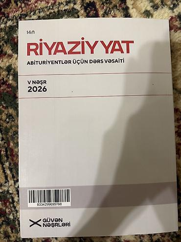 Testlər: Riyaziyyat – Abituriyentlər üçün dərs vəsaiti Müəlliflər: Rəşad — 2