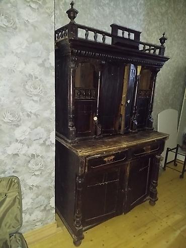 Дом и сад: Qiyməti 850 AZN. Antik taxta bufet/kredensa - Material: tam ağac — 5