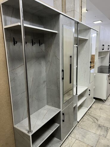 Гарнитуры для прихожей: Гарнитур для прихожей, Новый, Шкаф, Зеркало, Вешалка, ДСП, Бесплатная доставка — 18