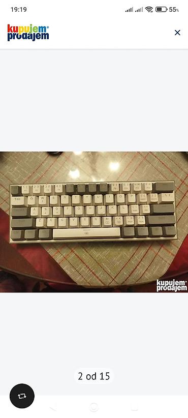 Tastature: Mala Redragon gejmerska tastatura za kompjuter
Ispravna, sa kablicem — 14