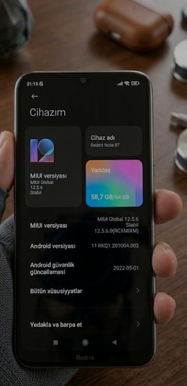 free fire hesab satisi tap az: Redmi Note 8T, 64 GB, rəng - Boz, Barmaq izi — 5