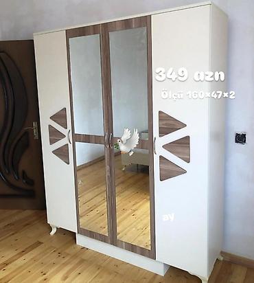 Yeni, 3 qapılı, Güzgülü, Ağ, Açılan, Düz dolab lalafo.az -da Yeni, 3 qapılı, Güzgülü, Ağ, Açılan, Düz dolab