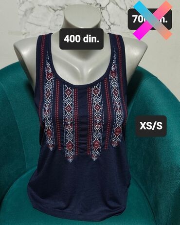 snegarice sa krznom: XS (EU 34), Cotton, Embroidery, color - Blue