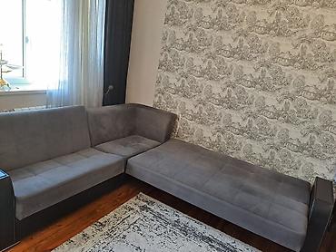 Divanlar: Künc divan, İşlənmiş, Açılan, Bazalı, Vеlur parça, Çatdırılma yoxdur — 1
