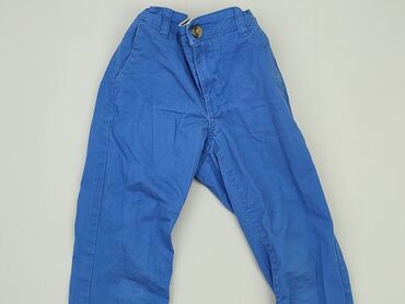 jeans slouchy: Spodnie jeansowe, 4-5 lat, 104/110, stan - Bardzo dobry