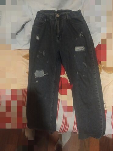 Джинсы, Bershka, S (EU 36), цвет - Черный
