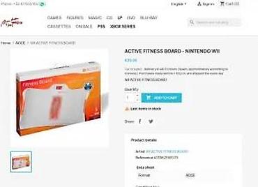 Oprema za video igre: EA Active Fitness Board za Nintendo Wii / Wii U Opis: - Balans/fitnes — 15