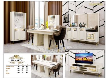 Yataq otağı dəstləri: Yeni, Komod, TV stend, Servant, Kredit var, Türkiyə