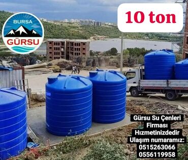 Baklar və çənlər: Bak, Plastik, 10000 l l, Yeni, Pulsuz çatdırılma — 3