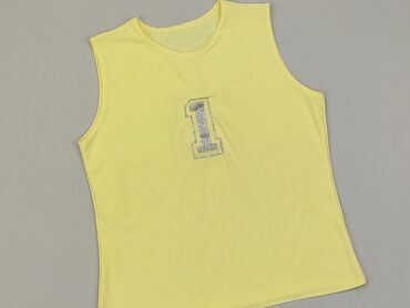 żółty t shirty damskie: T-shirt, L, stan - Idealny