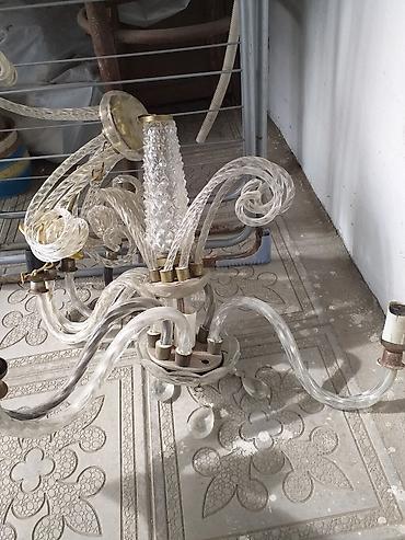 İşıqlandırma: Çılçıraq, 7 lampa, Şüşə — 1