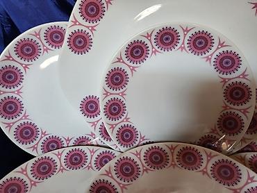 Ostali antikviteti: Servis za torte,kolace Bohemija Epiag Carlsbad 70te. Servis bohamija — 3