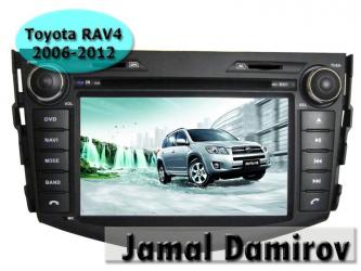 Avtoelektronika: Toyota rav4 2006-2012 üçün dvd-monitor, dvd-монитор для toyota rav4 — 1