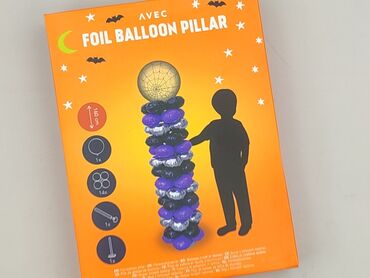 Używany zestaw do stworzenia kolumny z balonów foliowych. Idealny do
