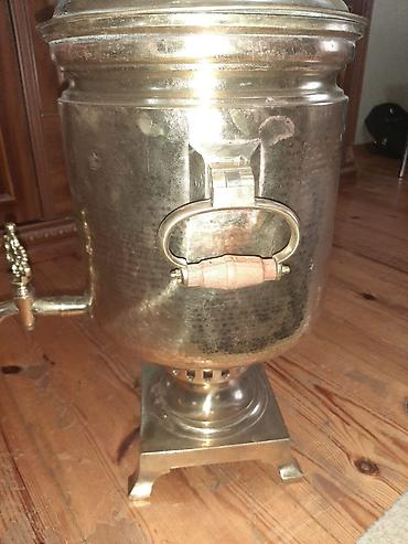 Qədim samovarlar: Qədim samovar, 1870 il, Mis, Vəziyyəti: Əla — 2