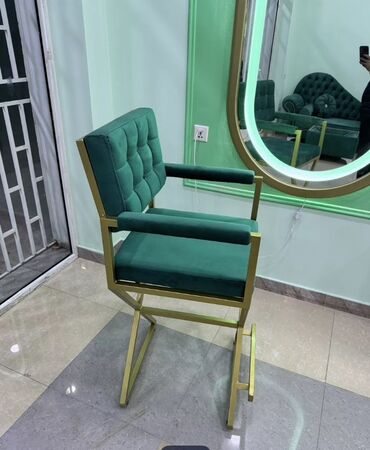 gozel qiz sekilleri profil ucun: Make upp kreslo Gözəllik salonu və vizaj üçün yüksək oturacaqlı