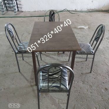 Masa və oturacaq dəstləri: Stol stul Masa destleri Istediyim Rengde Kojadan ve Parcadan Tek-Tek — 16