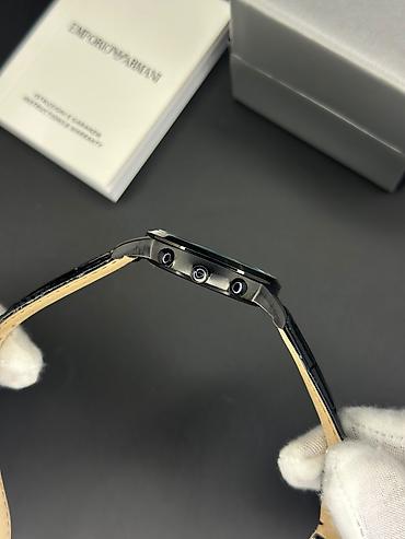 klasik: Yeni, Qol saatı, Emporio Armani, rəng - Qara — 3