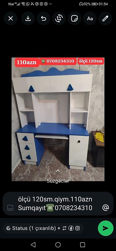 Salon, tibbi mebel dəsti: Məhsul təsviri: 1) Vanna otağı üçün moydadır – üstü keramika lavabo — 21