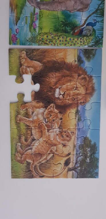 golmanski dres komplet za decu: Puzzle Ravensburger- 2 slagalice od po 20 delova, na jednoj fali jedan