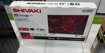 televizor gence: Yeni Televizor Shivaki LCD 43" FHD (1920x1080), Pulsuz çatdırılma