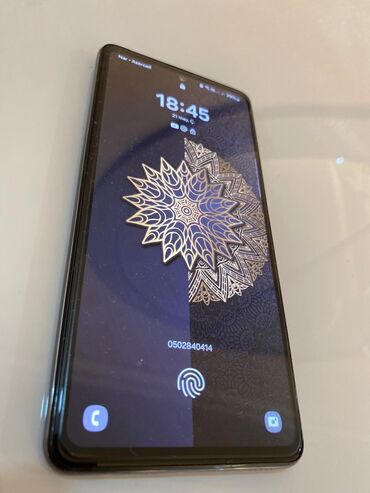 Samsung: Samsung Galaxy A52, 256 GB, rəng - Qara, Barmaq izi, İki sim kartlı, Face ID