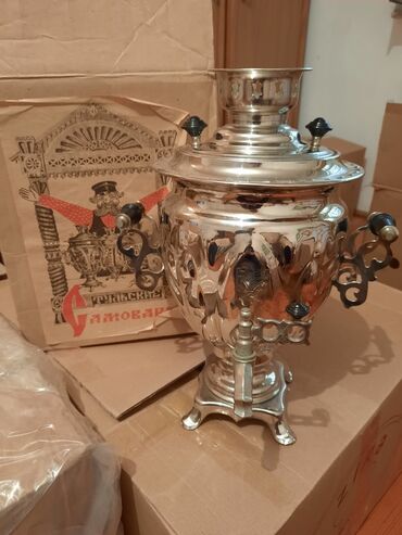 samovar satiram: Yeni Elektrik Samovar, 3 l, Ünvandan götürmə