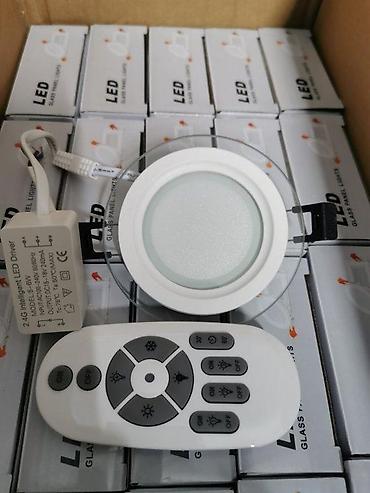 Rasveta: Led lamp ZONSKO Dimabilna multikolor ugradna 6w daljinskim. Visoko — 9