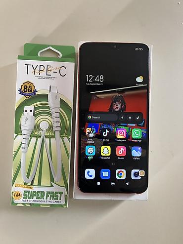 redmi turbo: Redmi 9T, 128 GB, rəng - Qırmızı, Face ID — 2