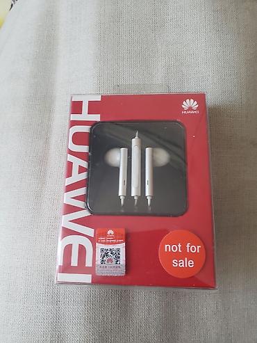 karaoke mikrofon: Yeni Simli Qulaqcıqlar, Huawei, rəng - Ağ — 1