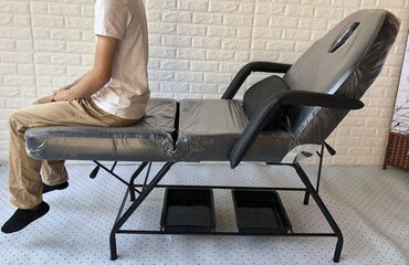 Medicinski nameštaj: Profesionalna kozmetička/masažna stolica – ručno podesiva - — 9