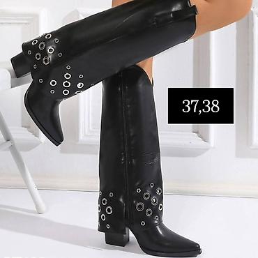 Čizme: Čizme, bоја - Crna — 4