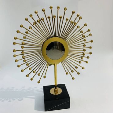 Шкатулки: Статуэтка Зеркальные лучи - 30х38см - золотистый HOMELAND KG МАГАЗИН