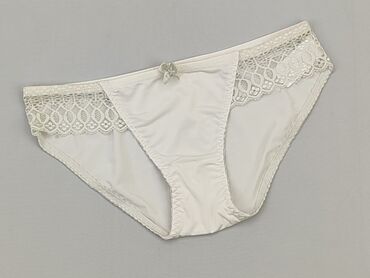 białe bluzki ze złotym nadrukiem: Panties, S (EU 36), condition - Very good