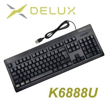 mx keys: Клавиатура, Delux, Механикалык, Зымдуу туташтыруу, Өлчөмү: 100%