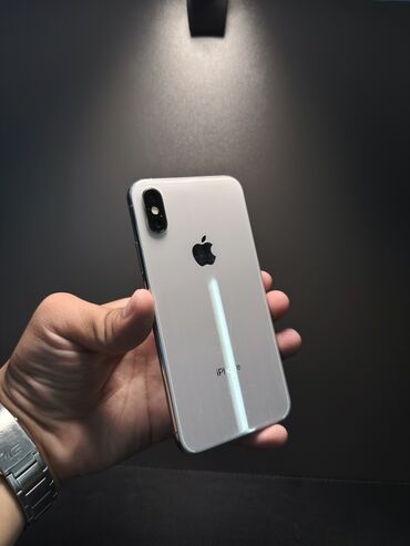 купить бу айфоны: IPhone Xs, Колдонулган, 256 ГБ, Ак, Коргоочу айнек, 100 %