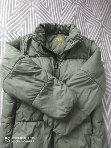 военный куртка: Zara деми куртка Уни для девочек и мальчиков. 8-9-10 лет