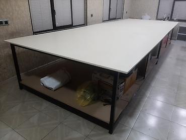 dəmir axtaran: Dərzi kəsim masası satılır. Ölçüsü 5.45×2 m. Dəmir profildən yığılıb — 1