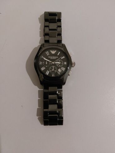 Qol saatları: Qol saatı, Emporio Armani, rəng - Qara — 4