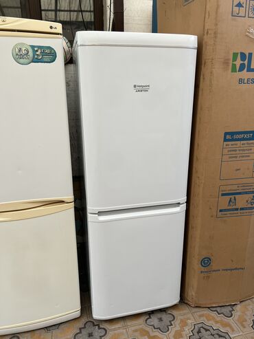 запчасти холодильника: Холодильник Hotpoint Ariston, Б/у, Двухкамерный, De frost (капельный), 60 * 168 * 60