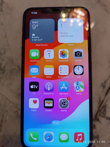 iphone 11 pro qiymet: IPhone 11 Pro Max, 64 GB, Qızılı, Face ID