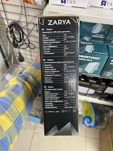 Жарык кылуу: LED светильник герметичный встраиваемый ZARYA, круглый Основные — 2